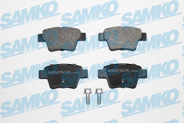 Brake Pad Set, disc brake (5SP1278)