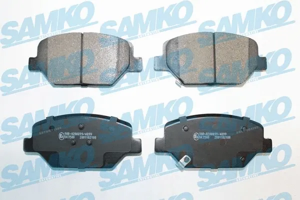 Brake Pad Set, disc brake (5SP2108)