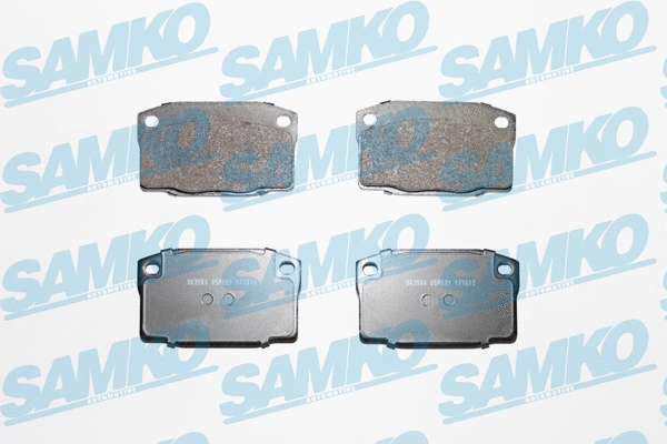 Brake Pad Set, disc brake (5SP681)