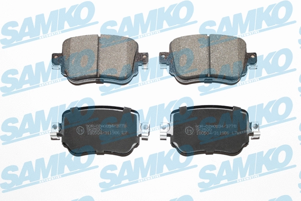Brake Pad Set, disc brake (5SP1986)