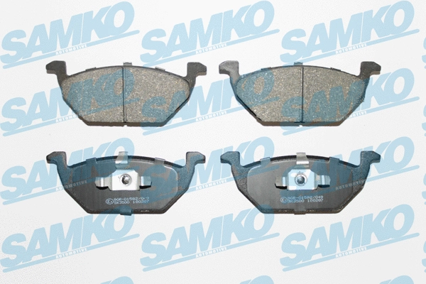 Brake Pad Set, disc brake (5SP668)