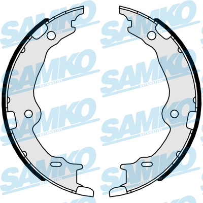 Brake Shoe Set, parking brake (81067)