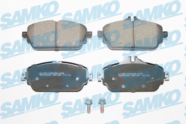 Brake Pad Set, disc brake (5SP1981)