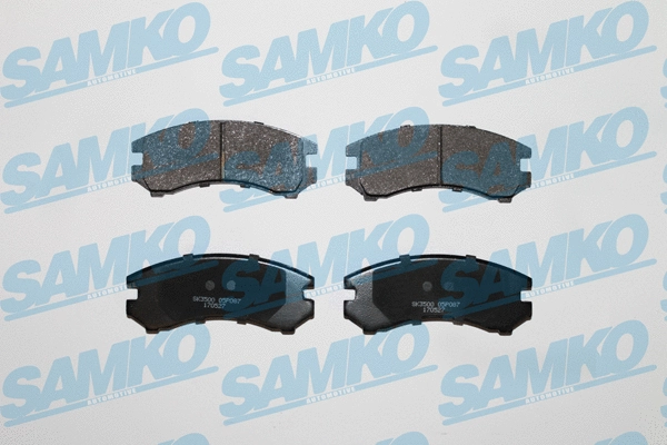 Brake Pad Set, disc brake (5SP087)