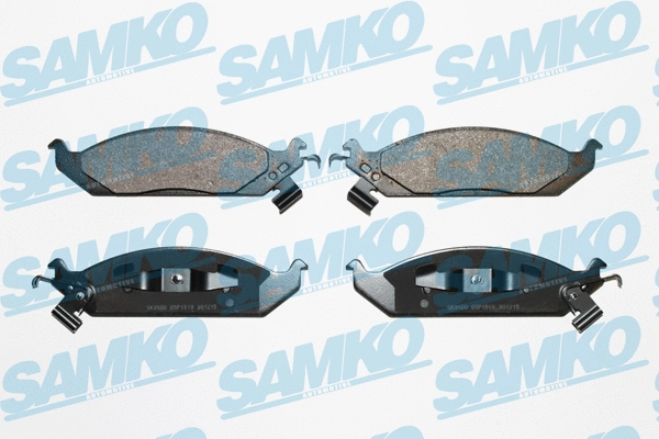 Brake Pad Set, disc brake (5SP1519)
