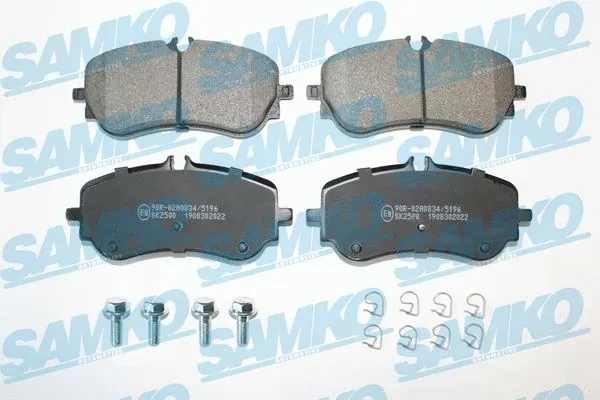 Brake Pad Set, disc brake (5SP2022)