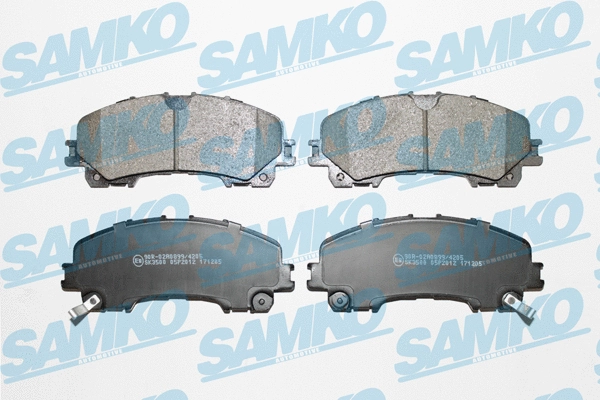 Brake Pad Set, disc brake (5SP2012)