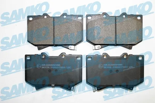 Brake Pad Set, disc brake (5SP2211)