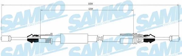 Cable Pull, parking brake (C0108B)