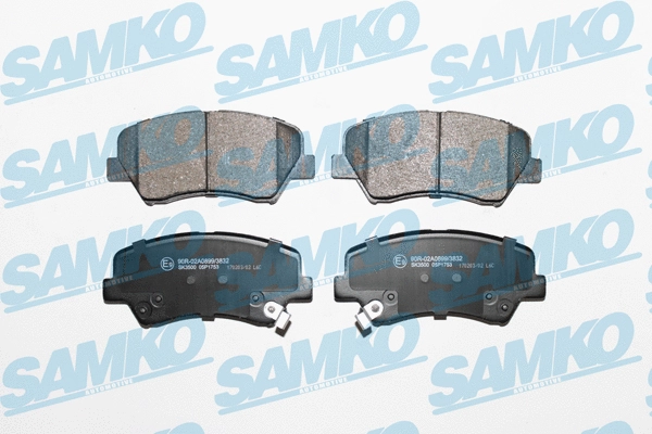 Brake Pad Set, disc brake (5SP1753)