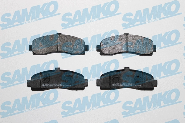 Brake Pad Set, disc brake (5SP539)