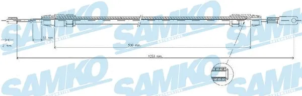 Cable Pull, parking brake (C0012B)
