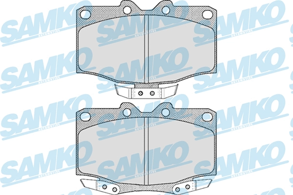 Brake Pad Set, disc brake (5SP515)