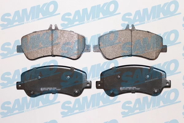 Brake Pad Set, disc brake (5SP1762)