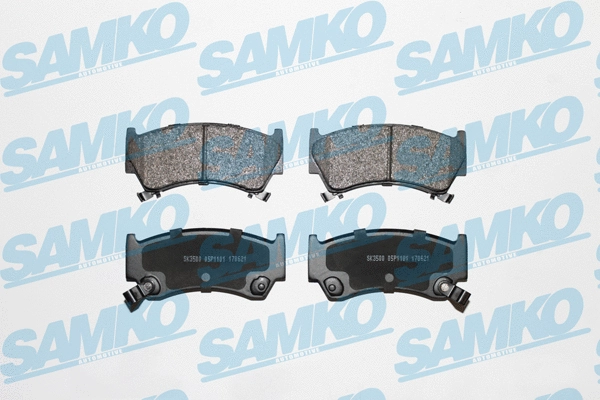 Brake Pad Set, disc brake (5SP1101)