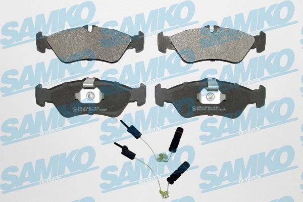 Brake Pad Set, disc brake (5SP610A)