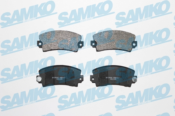 Brake Pad Set, disc brake (5SP117)