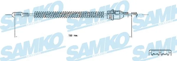 Cable Pull, parking brake (C0543B)