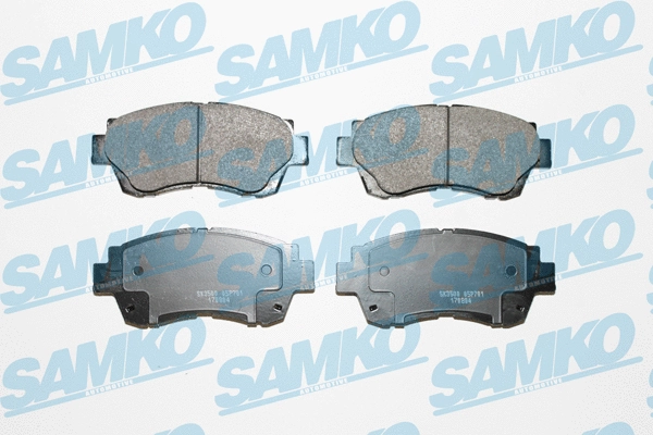 Brake Pad Set, disc brake (5SP701)
