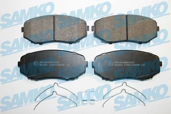 Brake Pad Set, disc brake (5SP2208)