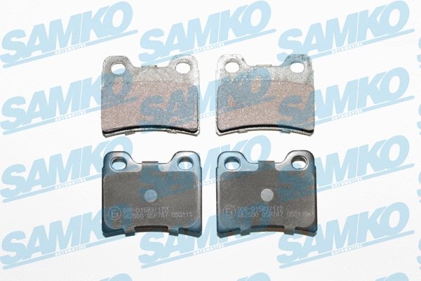 Brake Pad Set, disc brake (5SP747)