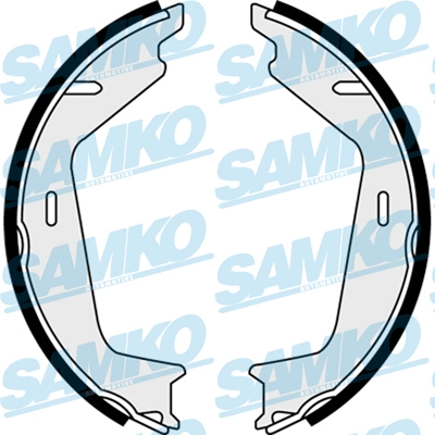 Brake Shoe Set, parking brake (88260)