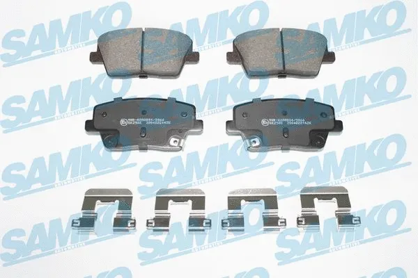Brake Pad Set, disc brake (5SP2142K)