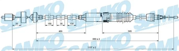 Cable Pull, clutch control (C0471C)