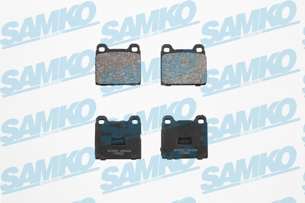 Brake Pad Set, disc brake (5SP659)