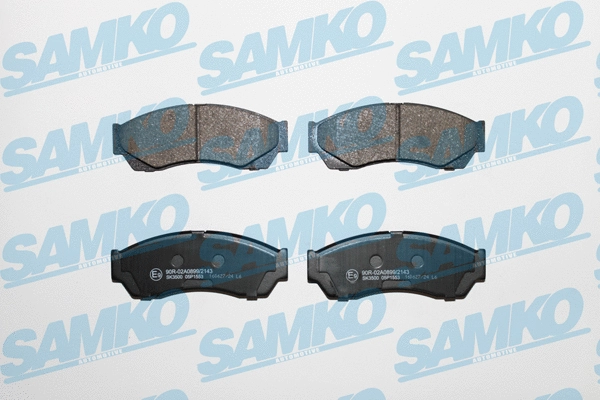Brake Pad Set, disc brake (5SP1553)