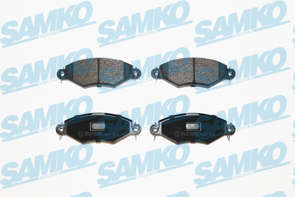 Brake Pad Set, disc brake (5SP708)