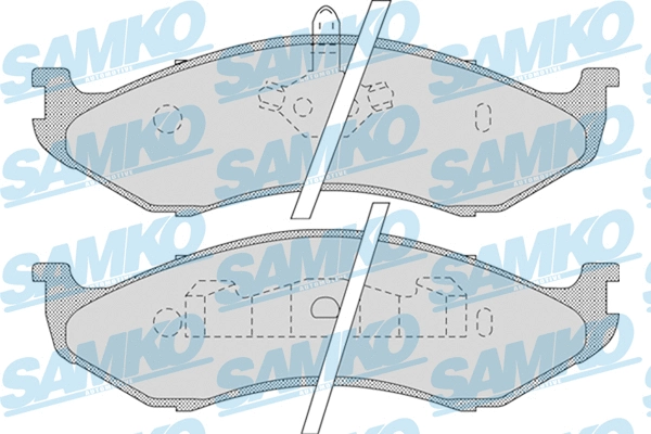 Brake Pad Set, disc brake (5SP896)