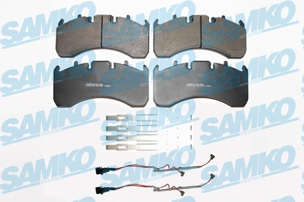 Brake Pad Set, disc brake (5SP1539B)