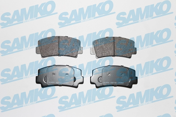 Brake Pad Set, disc brake (5SP168)