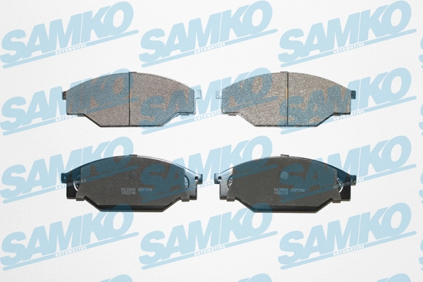 Brake Pad Set, disc brake (5SP266)