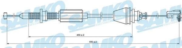 Accelerator Cable (C0147A)
