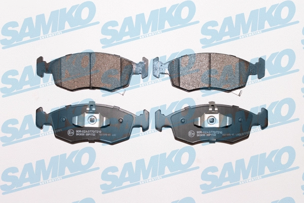 Brake Pad Set, disc brake (5SP1722)