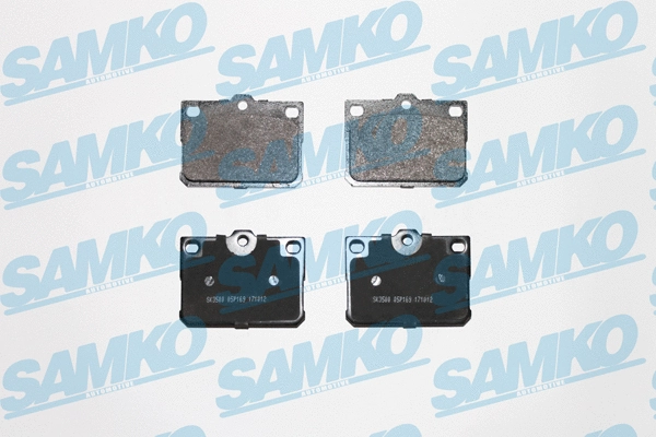 Brake Pad Set, disc brake (5SP169)