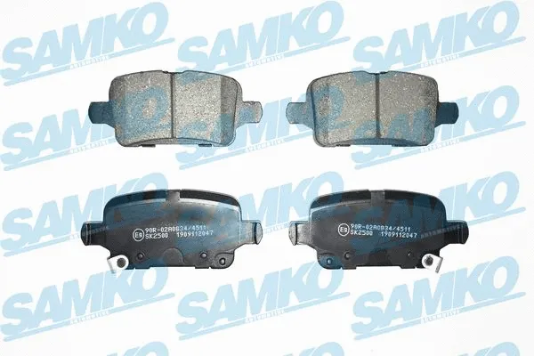 Brake Pad Set, disc brake (5SP2047)