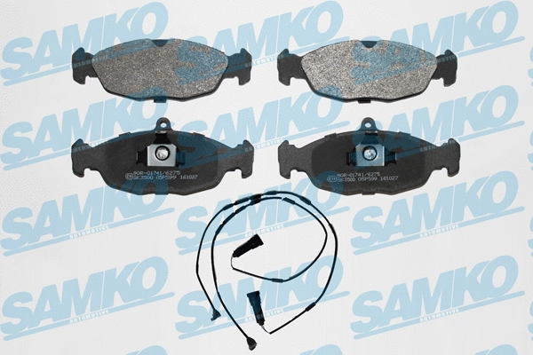 Brake Pad Set, disc brake (5SP599A)