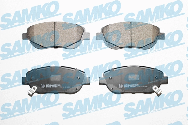 Brake Pad Set, disc brake (5SP1566)