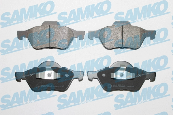 Brake Pad Set, disc brake (5SP898)