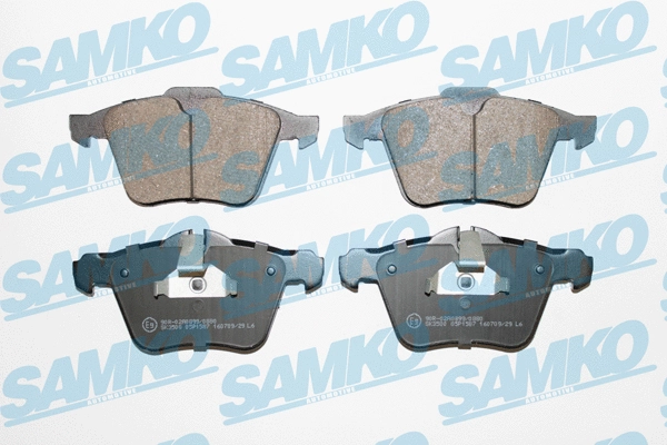 Brake Pad Set, disc brake (5SP1587)