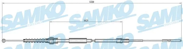 Cable Pull, parking brake (C0941B)