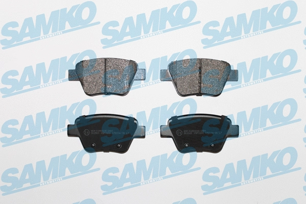 Brake Pad Set, disc brake (5SP1608)