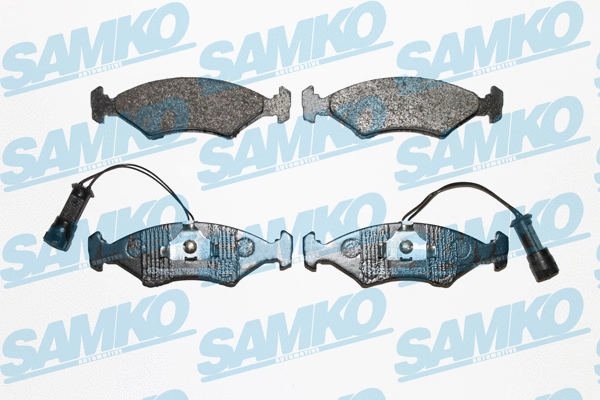 Brake Pad Set, disc brake (5SP242)