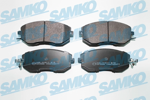 Brake Pad Set, disc brake (5SP2077)