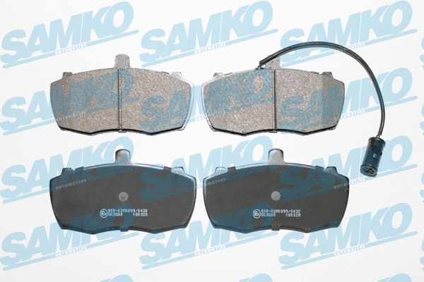 Brake Pad Set, disc brake (5SP1830)