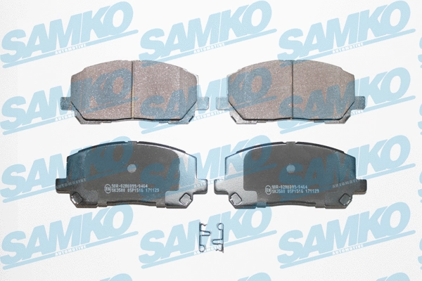 Brake Pad Set, disc brake (5SP1516)