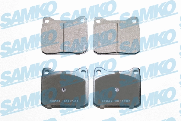 Brake Pad Set, disc brake (5SP401)